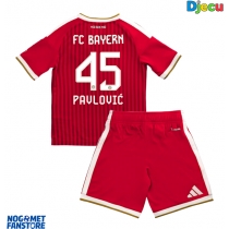 Bayern Munich Aleksandar Pavlovic #45 Domaci Dres za djecu 2026-27 Kratak Rukav (+ Kratke hlače)